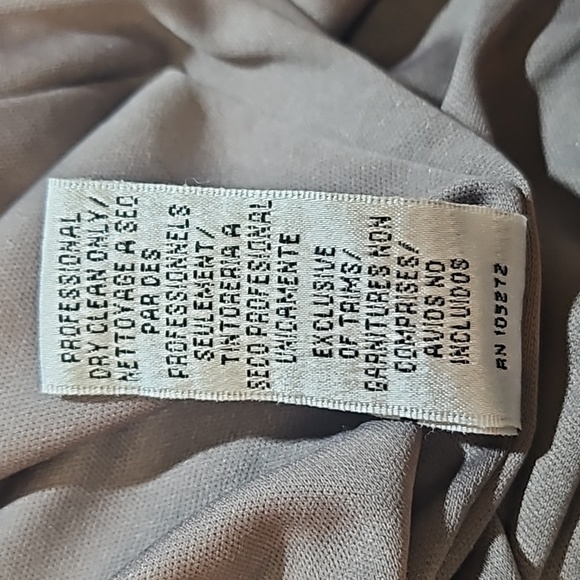 🩶Super Sexy Signature Gray with Brown Sequins One Shoulder Dress Size 10 - Picture 10 of 11